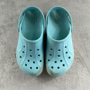Crocs Bayaband Unisex Size J3 Blue Digital Aqua